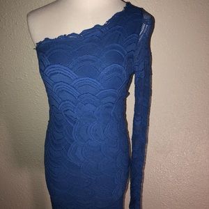 NIGHTCAP one shoulder Victorian Lace Dress